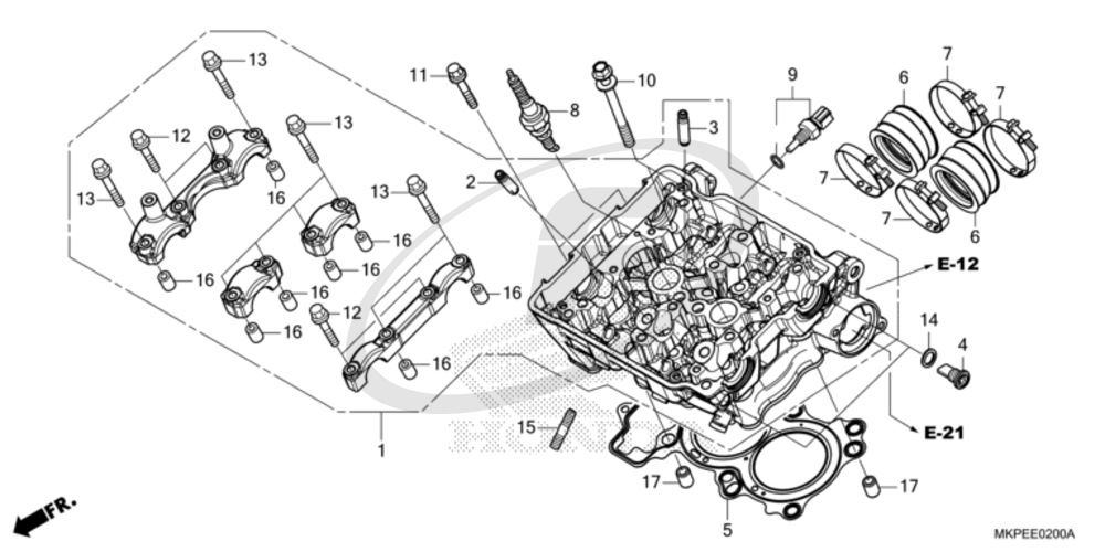 E-2 Cylinder Head