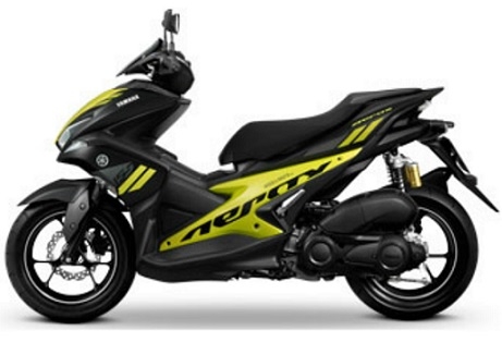 Aerox Black/Lime Plastic Parts