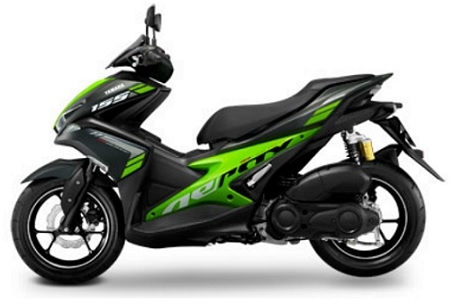 Aerox Black/Green Plastic Parts