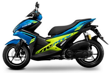 Aerox Blue/Lime Plastic Parts