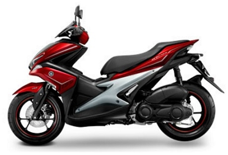Aerox Red/Silver Plastic Parts