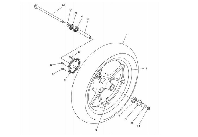 21 Front Wheel