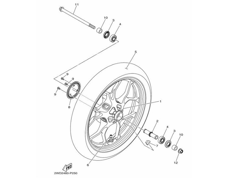 26 Front Wheel