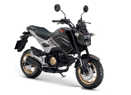 MSX125SF (2019) Black/Silver Plastic (NH303M)
