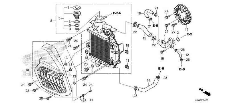 E-10 Radiator