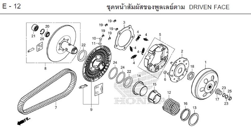 E-12 Driven Face