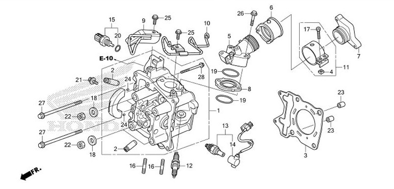 E-2 Cylinder Head