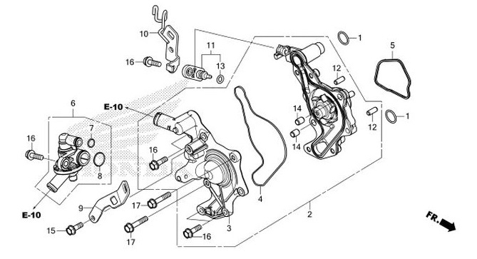 E-6 Water Pump
