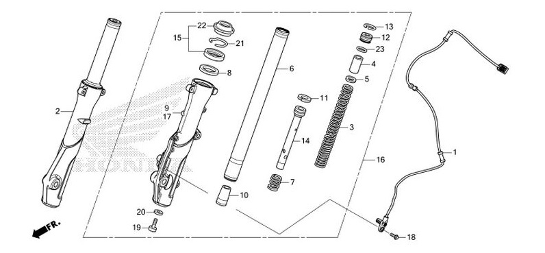 F-18 Front Fork