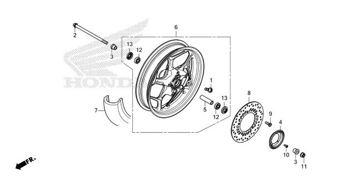 F-20 Front Wheel