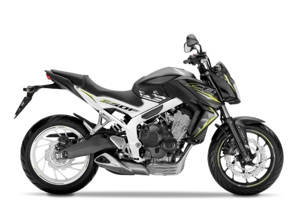 CB650F Mat Black/White Plastic