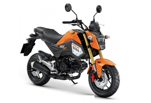 MSX125SF (2019) Orange/Black Plastic (YR345)