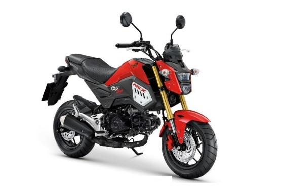 MSX125SF (2019) Red/Black Plastic (R310) 