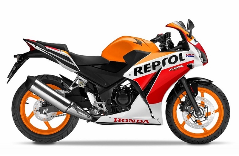 CBR300R Orange/White Plastic Parts (YR271)