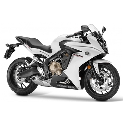 CBR650F White/Black Plastic Parts (NHA96P)