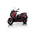 XMAX 300 (2020) Mat Deep Red Metallic Plastic Parts Set