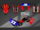Complete 3M™ Decal Sticker Kit - 230 DUNLOP (Red) for Kawasaki KLX230