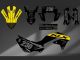 Complete 3M™ Decal Sticker Kit - 230 Twin Air (Yellow) for Kawasaki KLX230