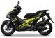 Yamaha Aerox Black/Lime Decal & Emblem Set
