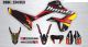 Honda CRF300L Decal Sticker Kit - Black/Yellow