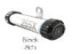 VEHICLE TAX PIPE,H2C,BLACK APVTPSTD01TA