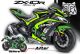 Decal Sticker Kit - Blade Line (Lime/Green) for Kawasaki ZX-10R