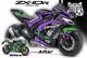 Decal Sticker Kit - Blade Line (Purple/Green) for Kawasaki ZX-10R