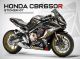 Complete 3M™ Honda CBR650R Decal Sticker Kit - Furious Line Black (Orange Lines)