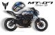Complete 3M™ Decal Sticker Kit - CYBERPUNK V.1 (Blue) for Yamaha MT-07 (2021)