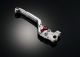 Premium Folding Adjustable Front Brake Lever - Silver