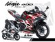 Complete 3M™ Decal Sticker Kit - FASTERLINE (Red) for Kawasaki Ninja 400