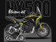 Complete 3M™ Honda NX500 Decal Sticker Kit - Future Race (Lime/Red)