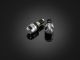 Handle Bar Caps (use with BIKERS Handle Bar) - Silver