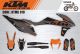 Decal Sticker Kit - Gray for KTM Six Days (300tpi, 350exc-f, 500exc-f)