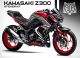 Complete 3M™ Decal Sticker Kit - SHARK (Gray) for Kawasaki Z300