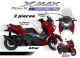 Complete 3M™ Decal Sticker Kit - Wave (Gray) for Yamaha XMAX CONNECTED ('23-'24)