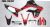 Complete 3M™ Honda CRF300L Decal Sticker Kit - MOTOREX (Red/Black)