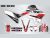Complete 3M™ Honda CRF300L Decal - RTECH (White) (Euro and USA Headlight Cowl available)