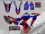 Complete 3M™ Decal Sticker Kit - 89 MOTUL (Blue/Red) for CRF250RL Rally