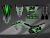 Complete 3M™ Decal Sticker Kit - 34 DUNLOP (Green) for Kawasaki KLX230
