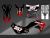 Complete 3M™ Decal Sticker Kit - 357 DUNLOP (Red) for Kawasaki KLX230