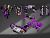 Complete 3M™ Decal Sticker Kit - 230 FMF (Purple) for Kawasaki KLX230