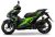 Yamaha Aerox Black/Green Plastic Set