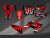 Complete 3M™ Honda CRF300L Decal - 999 Pro Circuit (Red) (Euro and USA Headlight Cowl available)