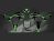 Complete 3M™ Honda CRF300L Decal - 222 JUST1 (Green) (Euro and USA Headlight Cowl available)