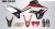 Honda CF300L Decal Sticker Kit - MAXIMA (Black)