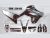 Complete 3M™ Honda CRF300L Decal - TECH (Black) (Euro and USA Headlight Cowl available)