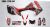 Honda CRF250L Decal Sticker Kit - FOX (Black)