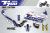 Decal Sticker Kit - TOURATECH (Blue) for Yamaha T700