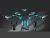 Complete 3M™ Decal Sticker Kit - 300 MONSTER (Light Blue) for CRF300L
